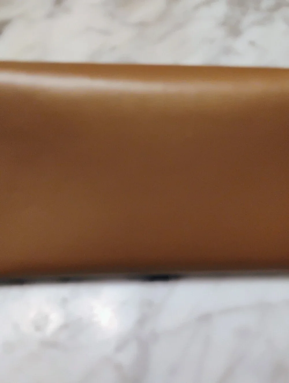 Burberry London Camel Leather Sunglass Case Magnetic Closure